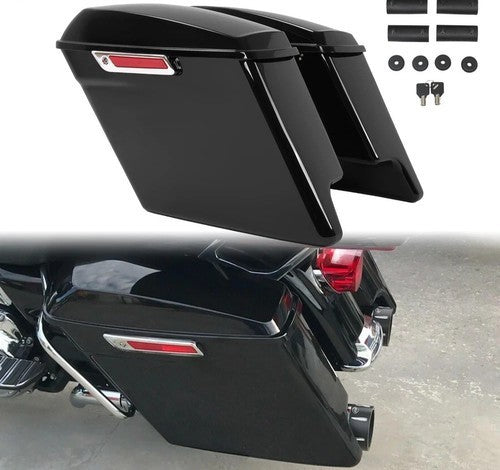 5" Stretched Saddlebags Saddle Bag For Harley Davidson Street Road Glide 2014-24