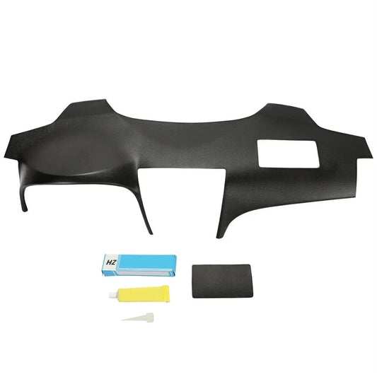 Front Dashboard Dash Cover Overlay Cap Pad Black ABS For Toyota Camry 2007-2011
