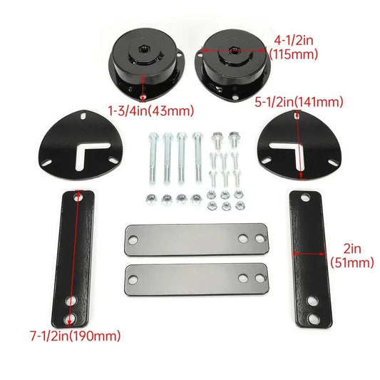 HECASA Fits Honda ACTY HA4 Models 1990-1998 2" Lift Kit 90-98 Power Coated Steel