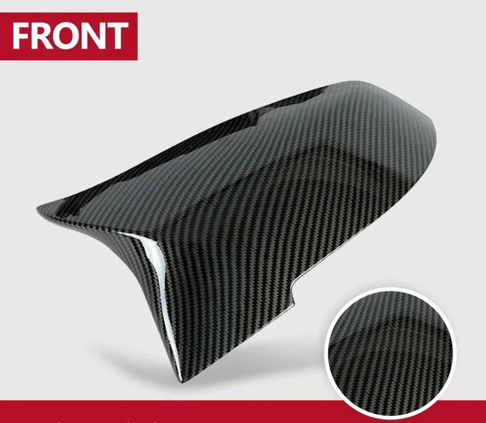 Carbon Fiber Style Side Mirror Cover Caps for BMW 3 Series M3 F20 F30 F31 320i