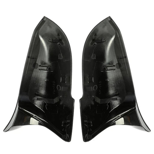2x Gloss Black Side Mirror Cover Cap For BMW 3/4 SERIES F20 F21 F30 F32 F36 M3