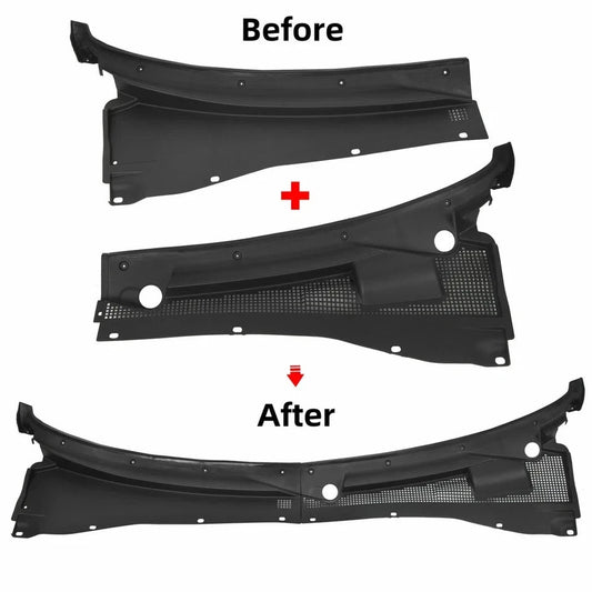HECASA Set Windshield Wiper Cowl Grilles LH RH for Ford Escape Mercury Mariner