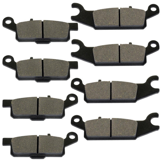 Front Rear Brake Pads for Yamaha Grizzly 700 YFM700 YFM7F 2007-2017