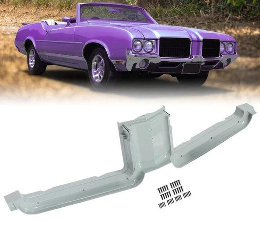 HECASA For 71 72 Oldsmobile F85 Cutlass Supreme Front Grille Center Stone Shield