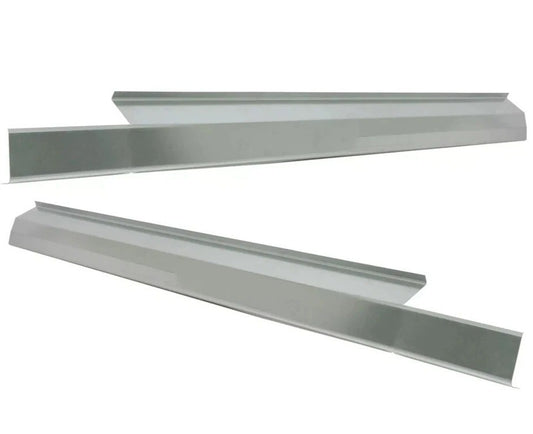 Fit For 2008-2011 Ford Focus Silver Slip-on Rocker Panel 4 door Left+Right