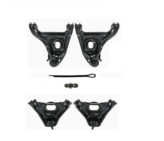 Front Upper & Lower Control Arms w/ Ball Joints 4 Piece Set for Chevy Buick New