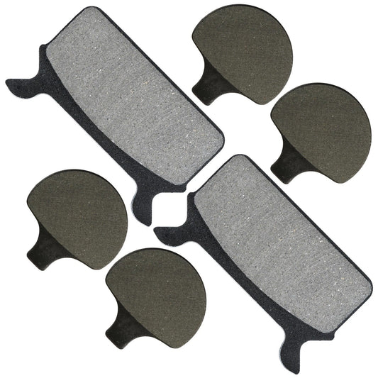Front And Rear Brake Pads for Harley Davidson Flhs Electra Glide Sport 1990-1993