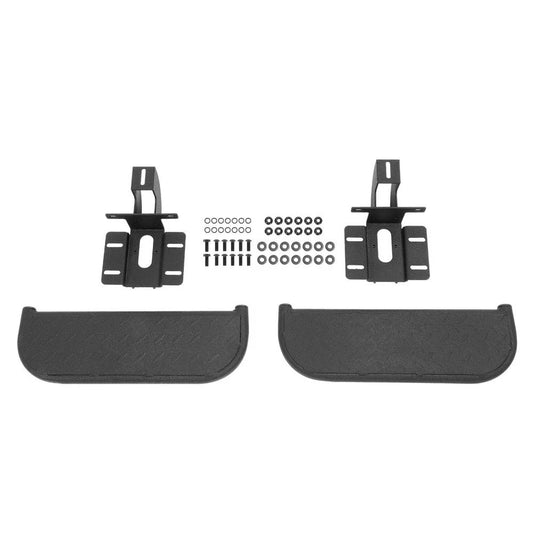 For 2018-2025 JEEP WRANGLER JL 2dr Steel Side Hood Steps Running Board Nerf Bar