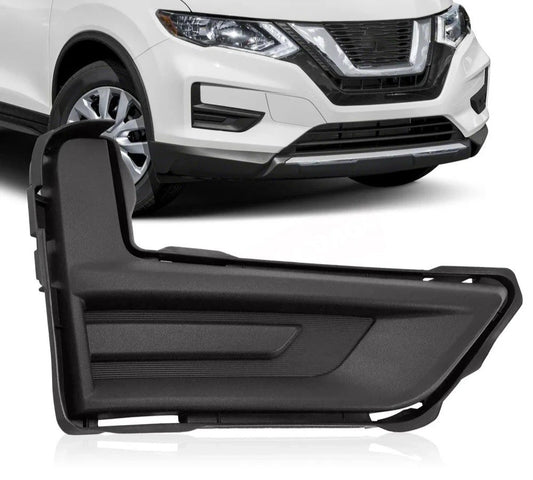 HECASA Bumper Bezel Fog Light Cover Right Side For Nissan Rogue 17-20 #NI1039148