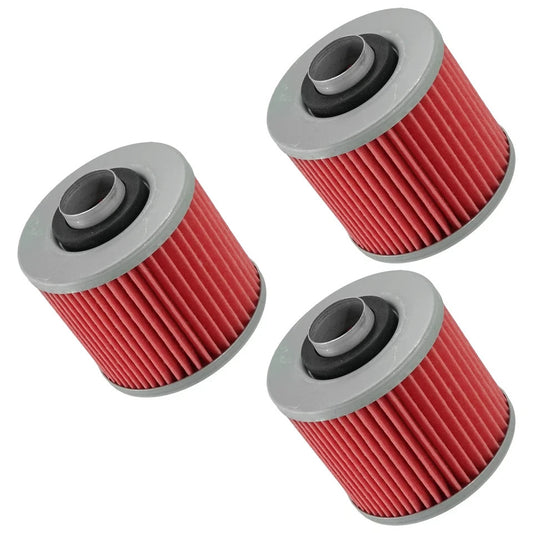 3-Pack Oil Filter for Yamaha 4X7-13440-01-00 4X7-13440-90-00