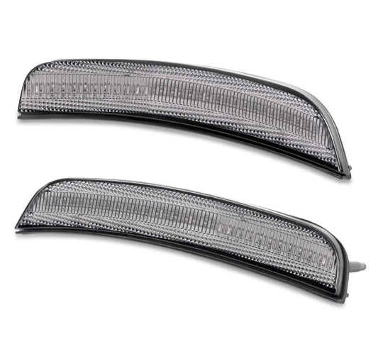 For Chrysler 300 2015-2023 Smoked Lens Front LED Side Marker Lights Left & Right