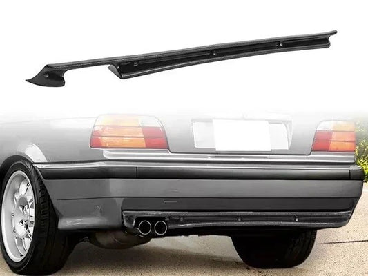 For BMW E36 3 Series 92-99 M3 style unpainted black rear bumper diffuser