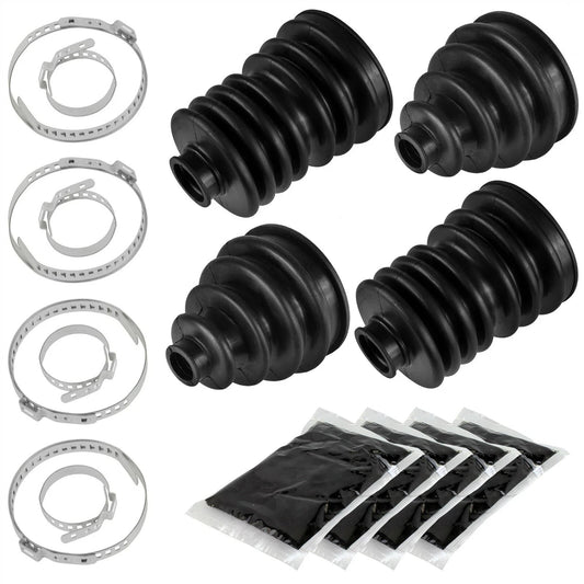 Fits John Deere XUV620i XUV625i Gas Rear Axle Inner Outer CV Boot Kit 2 Sets