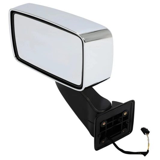 HECASA Plastic Left Driver Silver Front Door Mirror For Hummer H3 H3T 2006-2010
