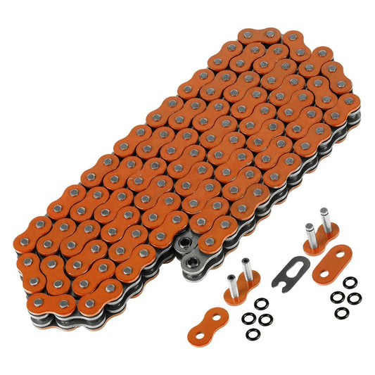 O-Ring Orange Drive Chain for Yamaha Raptor 250 YFM250R Special Edition 2008-13