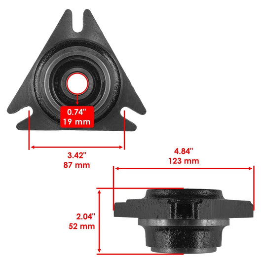 50" Deck Spindle & Shaft For John Deere 140 314 316 317 318 322 330 332 420 430