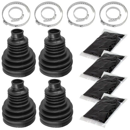 2 Rear Axle Inner And Outer CV Boot Kits for Polaris Sportsman 800 EFI 2008-2010