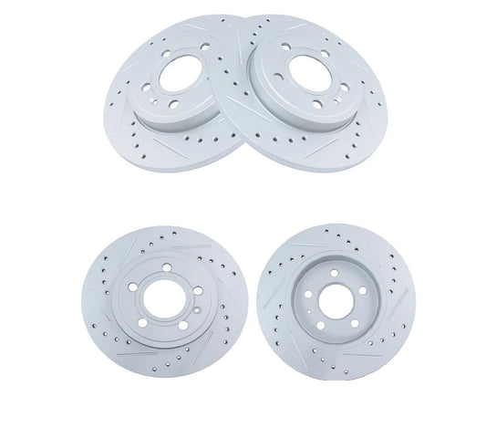 Rear Brake Rotors Set For 2005-2009 Audi A4 A4 Quattro