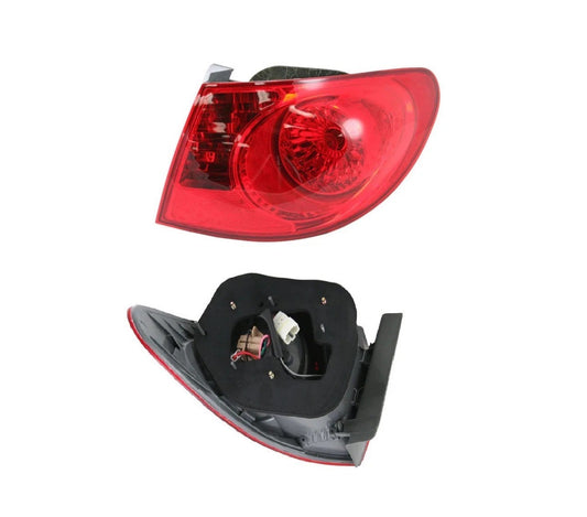Rear Tail Lights Set Fits 2007-2010 Hyundai Elantra HY2804108 HY2805108
