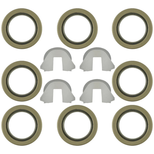 8x Clutch Roller Weights with Sliders for Suzuki Vinson 500 LTA500F 2002-2007