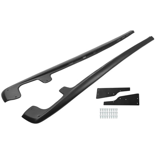 Matte For 05-13 Corvette C6 Base ZR1 Style Side Skirts Rocker Panel Mud Flaps