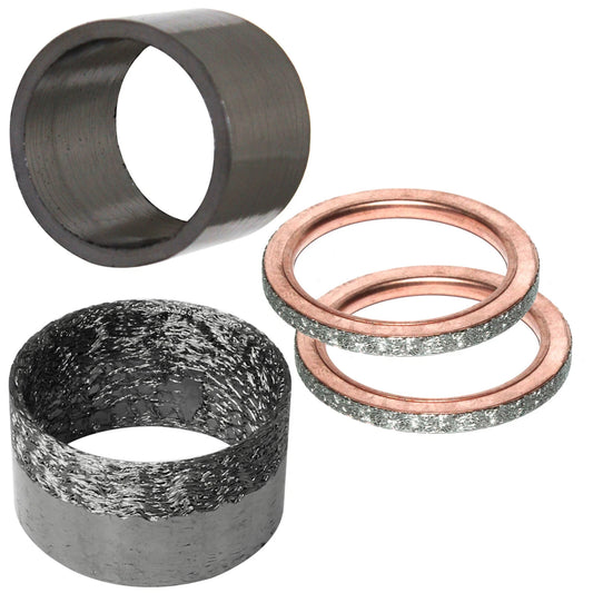 Exhaust Pipe Muffler Gaskets for Yamaha Raptor 660R YFM660R Le Se 2001-2005