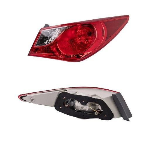Right Outer Rear Tail Light Assembly Fits 2011-2014 Hyundai Sonata