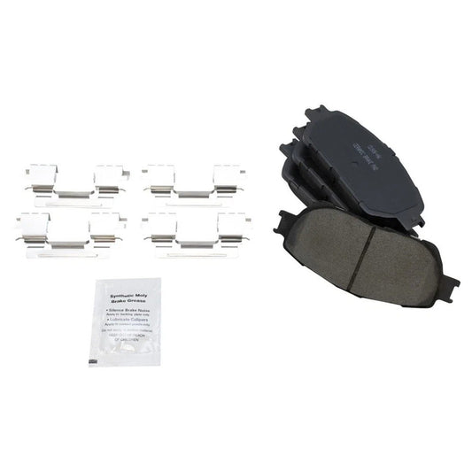 Front Rear Ceramic Brake Pad Performance Rotor Kit w/Chemicals