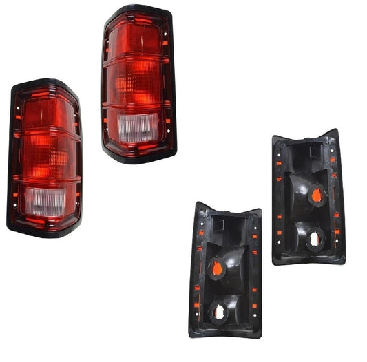 Rear Tail Lights Set Driver & Passenger Side Fits 1988-1996 Dodge Dakota