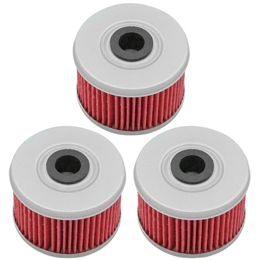 3 Pack Oil Filter for Honda 300 TRX300 TRX-300 TRX 300 Fourtrax 1988-2001