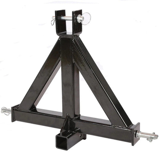 3 Point 2" Receiver Trailer Hitch Category 1 Tractor Tow Drawbar Heavy Duty