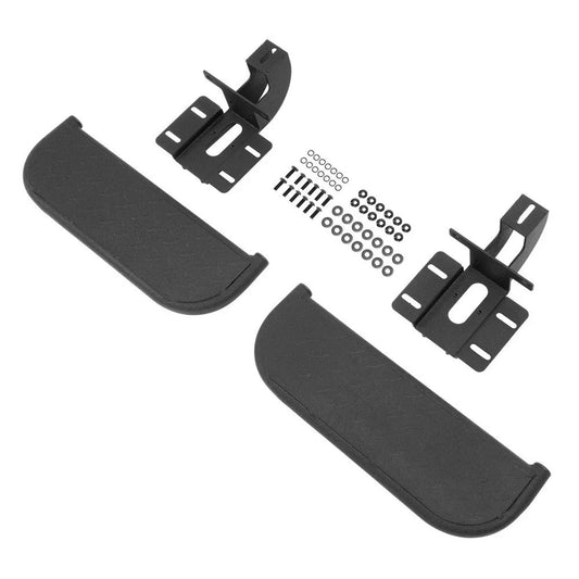 For JEEP WRANGLER JL 18-25 Side Hood Step Nerf Bar Running Board Screwed-On 2Dr