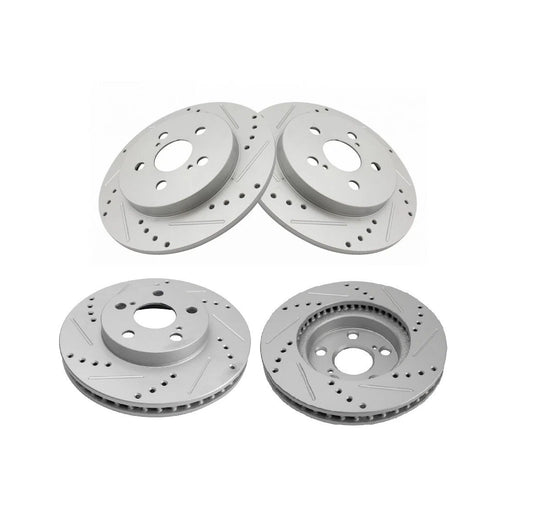 Front & Rear Replacement Brake Performance Rotor Kit for CT200h Prius