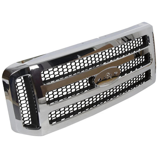 Chrome Grille For Ford 2005 2006 2007 Super Duty F-250 F-350 Conversion Grill