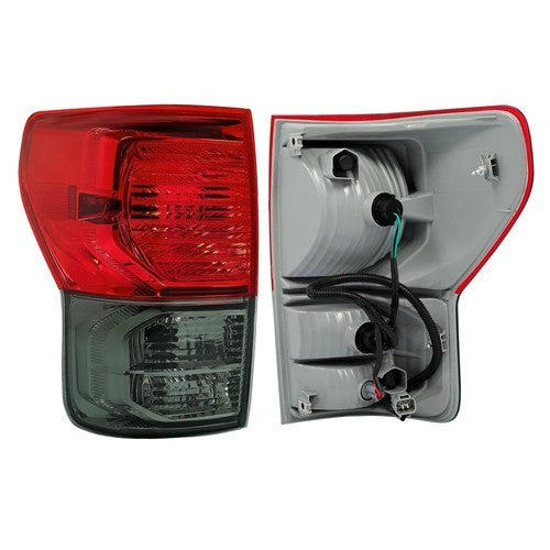 For Toyota Tundra 2007-2013 Red Smoke Pair Tail Light Assembly Brake Lamps LH+RH