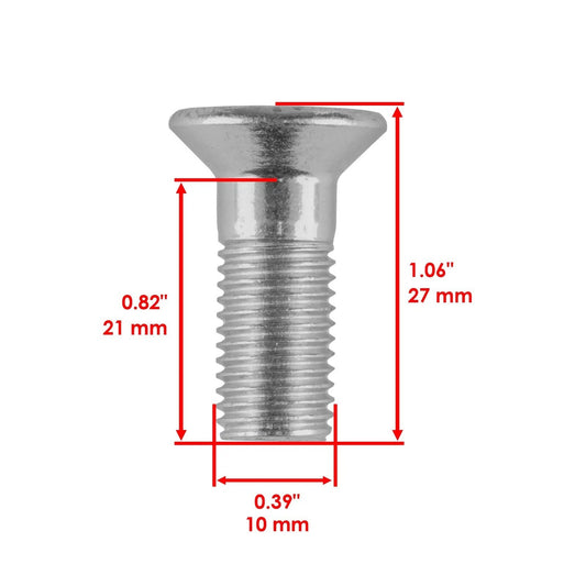 4x Rear Wheel Axle Sprocket Bolt & Nut For Honda ATC250R 1986