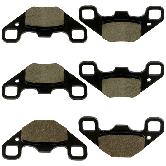 Front And Rear Brake Pads for Polaris RZR 170 2009 2010 2011 2012 2013 2014-2016