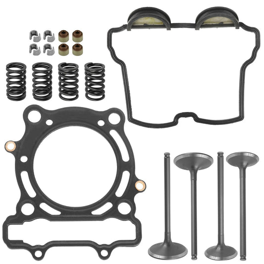 Cylinder Intake Exhaust Gasket Valve Kit for Kawasaki KX250F 2009-2016