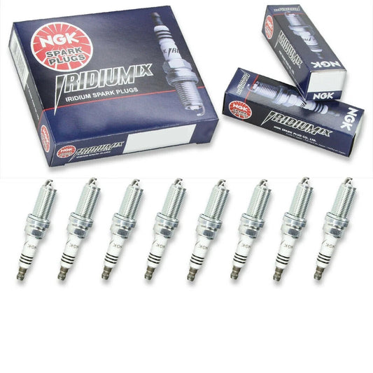 8Pcs NGK Iridium Spark Plugs LFR5AIX-11 For Hyundai Nissan Infiniti Yamaha 4469
