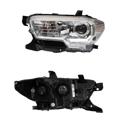 Left Headlight Assembly Fits 2019-2023 Toyota Tacoma