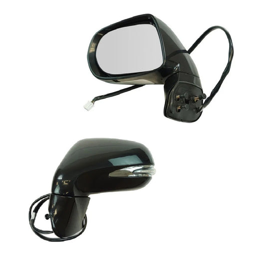 Exterior Power Heated Turn Signal Folding Memory w/ Puddle Light Mirror Pair New