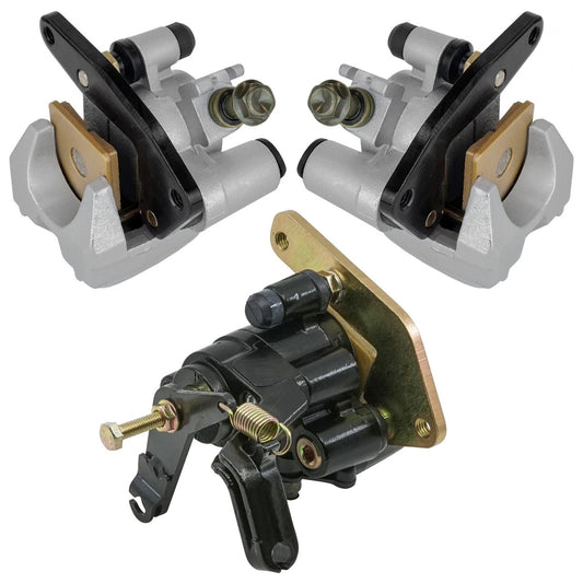 Front And Rear Brake Caliper W/Pads for Yamaha Banshee 350 YFZ350 1990-2001