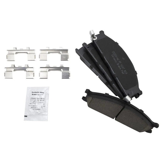 Front Premium Posi Ceramic Brake Pad & Rotor Kit w/Chemicals