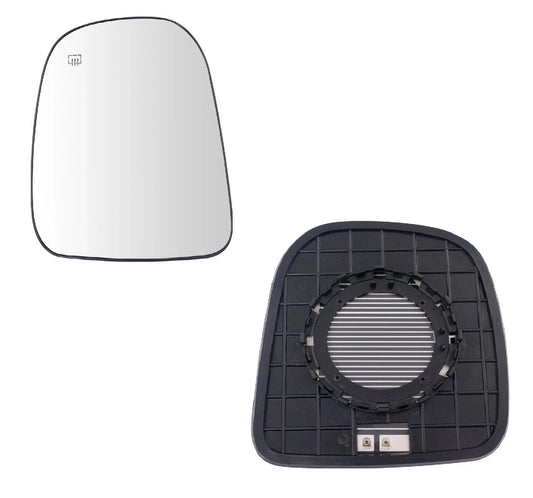 Exterior Mirror Glass Power Heated LH Driver Side for Chevy Express GMC Savana