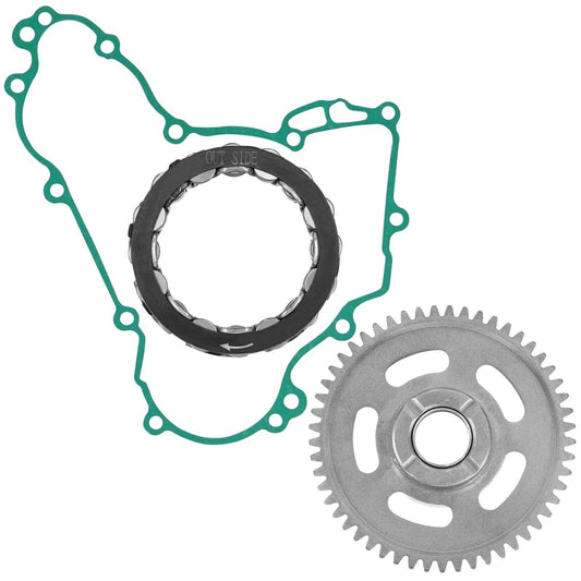 Starter Clutch Sprag Idler Gear W/Gasket For Kawasaki KFX450R KSF450B 2008-14