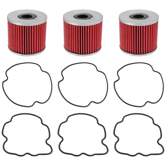 for Suzuki Gs850G Gs850Gl 1979 1980 1981 1982 1983 Oil Filter 3-Pack