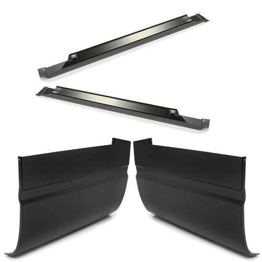 Rocker Panels Cab Corners For Chevy GMC C/K 15 25 3500 2DR Extended Cab 1988-98