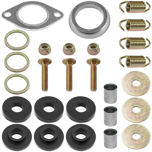 Exhaust Muffler Kit for Polaris Sportsman 335 4X4 1999 2000
