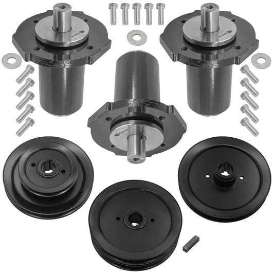 60" Deck Spindles Assembly w/ Pulley for Gravely ZT2560 ZT2660 ZT2760 ZT60 HD