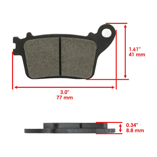 Rear Brake Pads for Honda CBR600RR CBR 600RR CBR600RA ABS 2007-2020